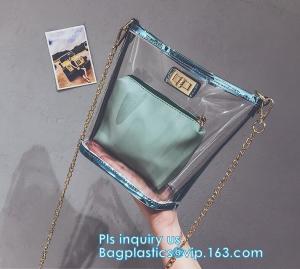 Wholesale reusable shopping Pvc Vinyl Plastic Beach Bag Large Shopper Shoulder Bag, 600D pvc coated handling promotion shopping ba from china suppliers
