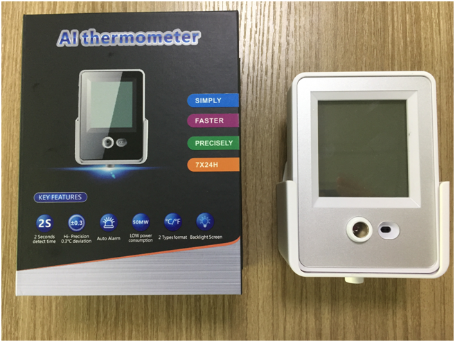 Night Vision Wifi Video Doorbell Indoor Guard AI Thermometer