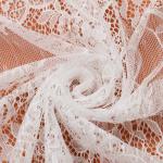 2017 New Fashion Ivory /Black Eyelash Lace Edge Double Side 46CM