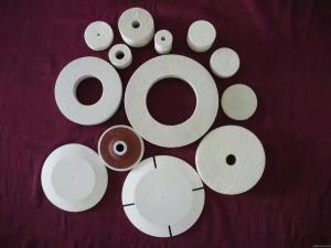 Wholesale Needle Punched Buffing Wheel For Drill , 12mm Wool Felt Polishing Pads from china suppliers