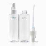 100ml 130ml 150ml Plastic Lotion Bottle Frosted Transparent Cylinder Round