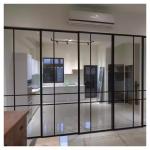 Aluminum Sliding Door Practical Design New Promotion Glass Interior Doors