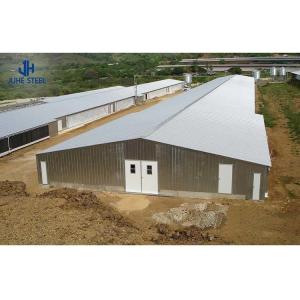 Wholesale Custom colors Easy Assemble Q235 Low Carbon Steel Structure Prefabricated Goat Farm Shed from china suppliers