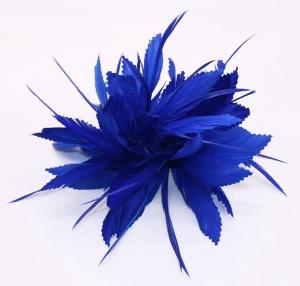 Wholesale OEM Goose Feather Flowers With Biot , Dyed Pattern Feathers Millinery Supplies from china suppliers
