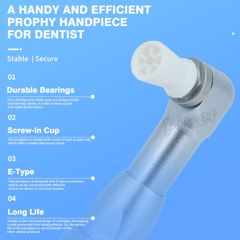 Dental Polishing Brush Handpiece Crew Prophy Low Speed Contra Angle Handpiece