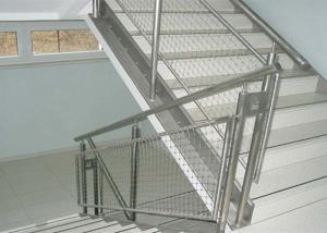 Wholesale Sus316 2.5Mm Stainless Steel Rope Wire Mesh For Stairs Flexibility from china suppliers