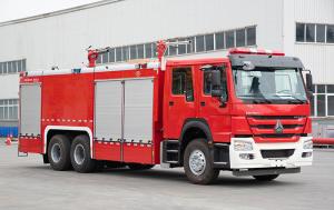 Wholesale Sinotruk HOWO Water / Foam / Powder Special Fire Truck with Double Row Cabin from china suppliers