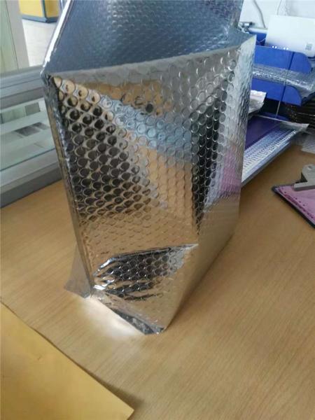 Big Volume Stand Up Metallic Bubble Mailers Silver 145x210mm #C Aluminum Foil