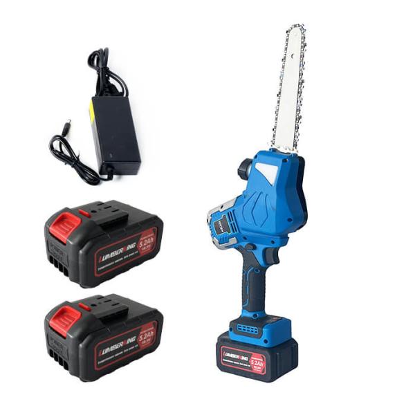 Woodworking Electric 8/10 Inch Handheld Chainsaw Battery Powered Cordless Chain