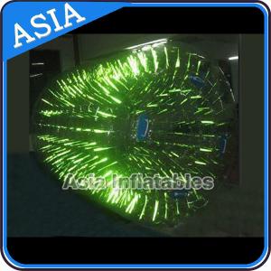 Wholesale 2015 colorful luminous inflatable water roller with shiny light from china suppliers