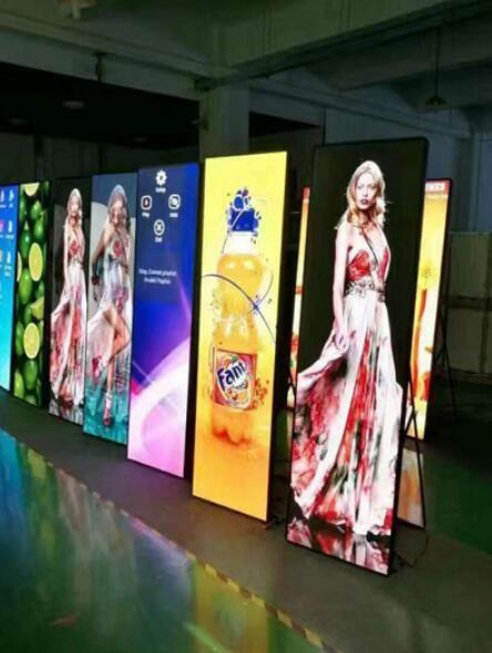 Shopping Mall P3 Electronic Poster Display , Led Video Display With Wifi/3G/4G