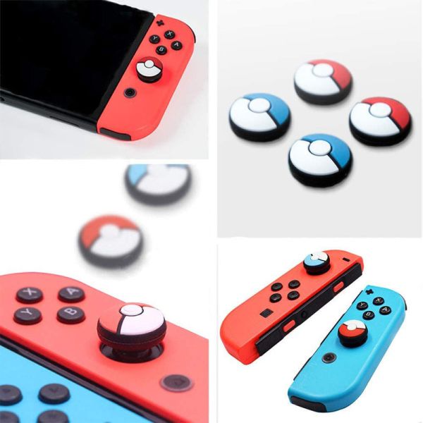 HOXC Protective High Quality Silicone Thumb Grip Analog Stick Set Joystick Cap Thumbstick Cover For Nintendo Switch Controller