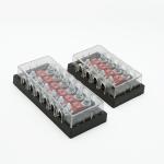 Automotive Car Brass Bus Bar 4P 6P MIDI Fuse Holder Block for Battery Pack