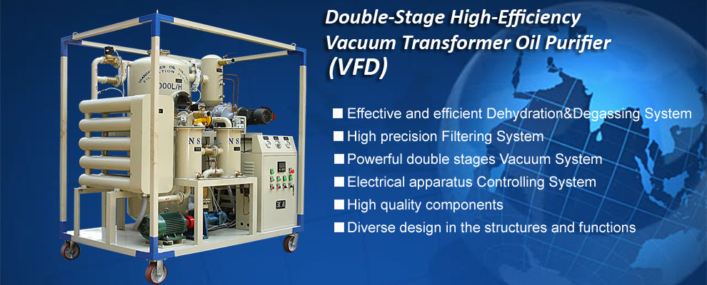 Insulating Oil Purifying Machine , Physical Chemical Methods Oil Treatment Machine