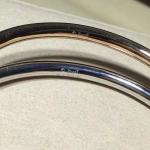 PIAGET brand jewelry 18k gold Possession open bangle bracelet set with 90