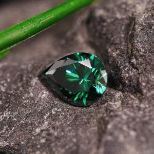 Wholesale Pear Emerald Cut 2 Carat Moissanite Loose Stone Gem VVS Clarity 1.5mm-10mm from china suppliers