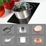 2 Burner Electric Cooktop Built In 12 Inch Ceramic Cooktop 3000W 220V-240V