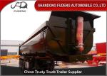 25CBM U Shape Semi Truck Dump Trailer Optional Bottom Plate Material