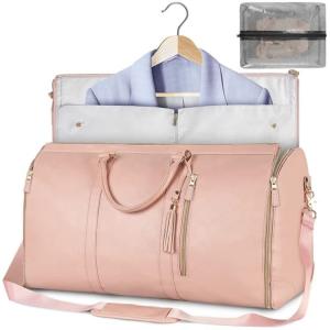 Wholesale Foldable Women's Travel Carry On Clothing Bag Large PU Leather Duffel Bag OEM ODM from china suppliers