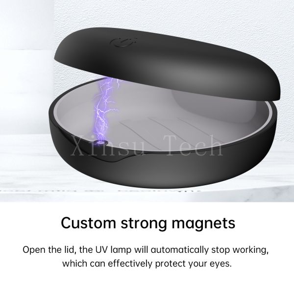 Battery Powered Mouth Guard Storage Container With UVC Sterilizer OEM