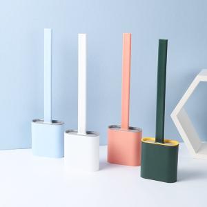 Wholesale Non SlipTPR Silicone Toilet Bowl Brush Deep Cleaning from china suppliers