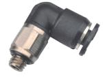 PL - C Male Elbow Push To Connect Tube Fittings , Mini Push In Tube Fittings