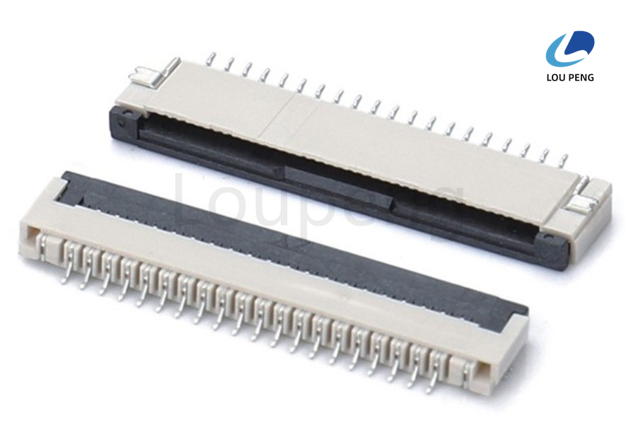 Surface Mount Technology SMT FPC FFC Connector ZIF Type Operating Temperature Range Minus 40 Celsius To Plus 105 Celsius