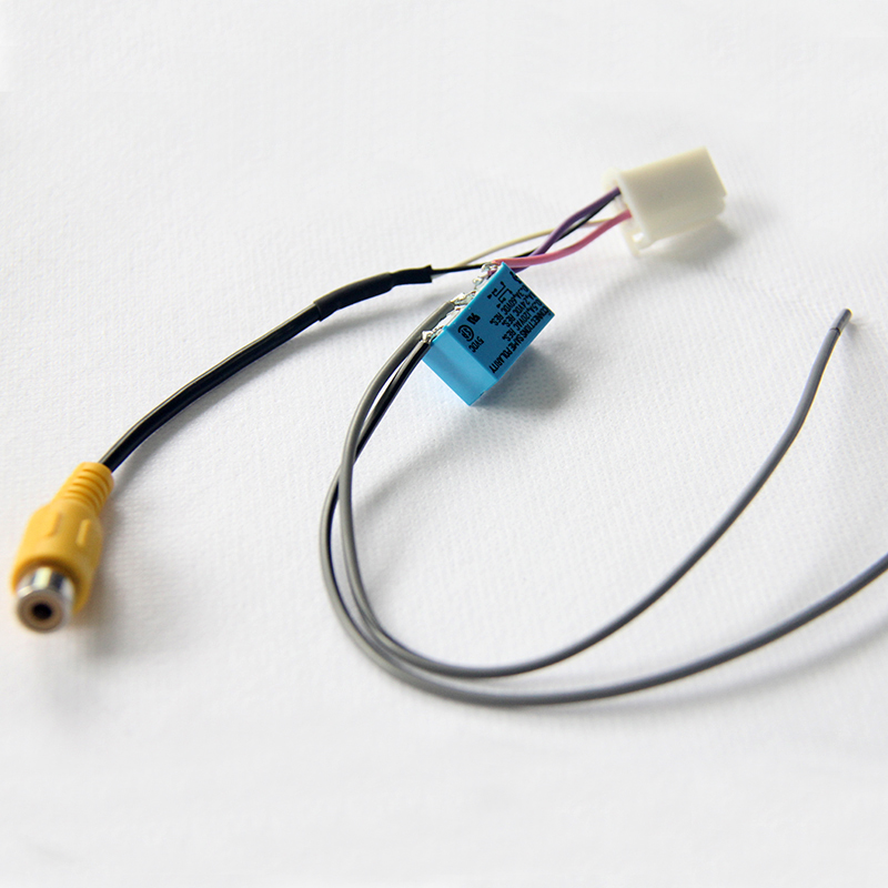 Eleteck RCA Connector Mazda Wiring Harness 4 Pin Male Black