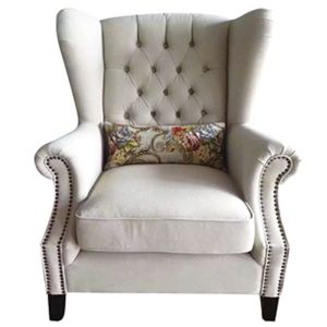 Wholesale YLX-3108 Popular Design Gray PU Leather Cover Steel Sofa Chair for Hotel from china suppliers