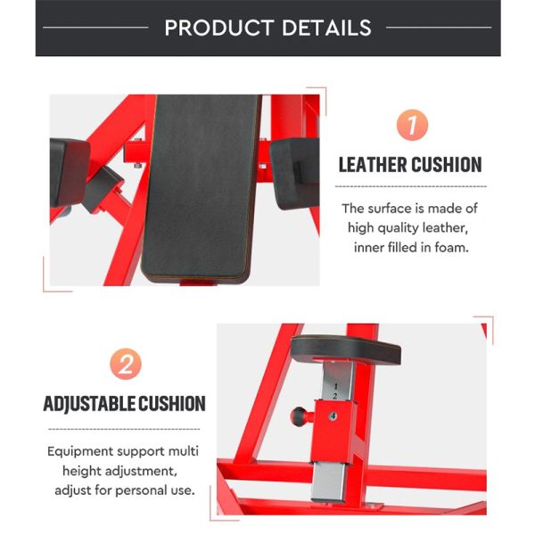 Rowing Trainer Plate Loaded Gym Equipment Home Gym 1560*1430*1470mm