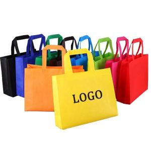 Wholesale Custom Logo Non Woven Bag Reusable Shopping Handled Bag from china suppliers