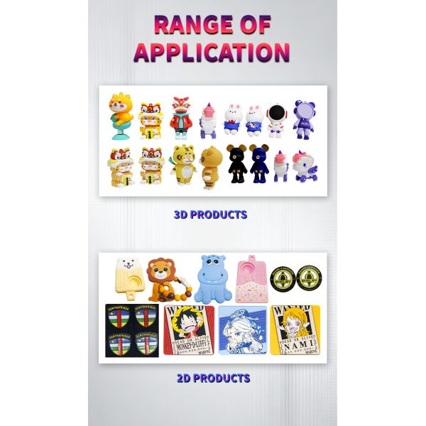 Automatic 12 Colors Silicone Phone Case Making Machine PVC Keychain Dripping Machine