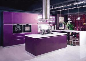 Wholesale Simple Traditional Mdf Wood Kitchen Cabinets , Pull Out Slider Basket Kitchen Cupboard from china suppliers