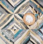 W.A 0.02 0.82cm Thickness Decorative Wall Tiles , Golden Floor Tiles 200x200mm