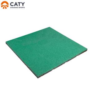 Wholesale Green Outdoor Playground Rubber Floor Tiles 1000x1000mm UV Resistant from china suppliers