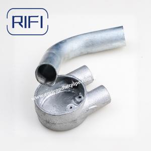 Wholesale Easy Installation Conduit And Fittings For BS Standard Raceway Connection BS GI Conduit Elbow from china suppliers