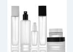 SGS 40ml 100ml 120ml 20g 50g Cosmetic Bottle And Jar Square Pump Bottle