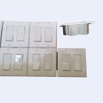 Prefabrication Three Gang Conduit Box Switch Snap On Plaster Ring