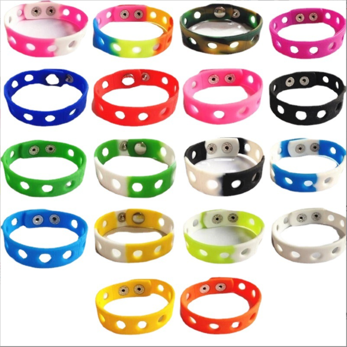 Silk Screen Printing Custom Logo Scented Silicone Bracelet for Other Activities Usage