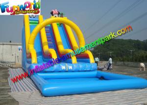Wholesale Dual Slide Mickey Outdoor Inflatable Water Slides 0.55mm PVC Tarpaulin from china suppliers