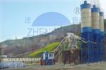 HZS50 Fixed Precast Concrete Batching Plant, Portable Concrete Mixing Station