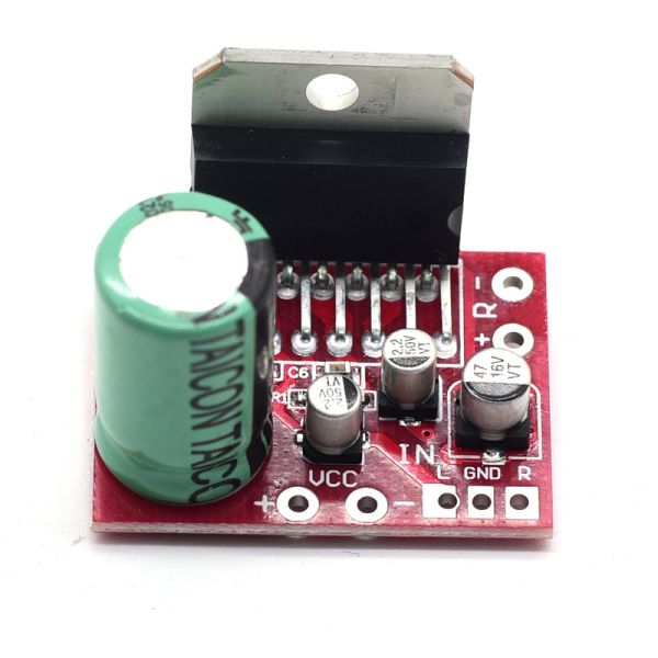 2.0 Two-Channel 39W Power Amplifier Board 12V DC Audio Module