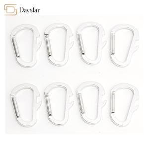 Wholesale Keychain Hiking Metal Accessories , D Shape Snap Buckle Metal Carabiner Clip from china suppliers