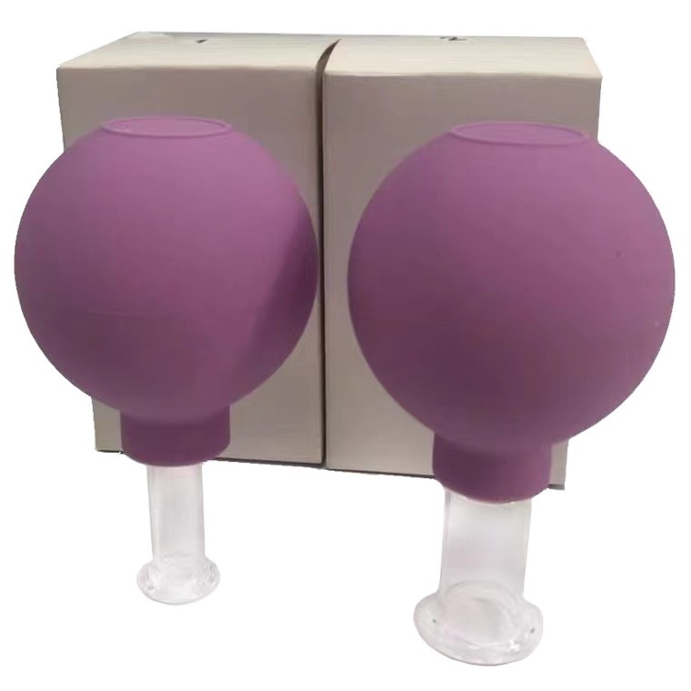 White 4 Pcs Facial And Body Massage Vacuum Cupping Therapy Cup For Cellulite Treatment And Muscle Relaxation