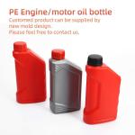 1 Litre Engine Oil Plastic Bottle Red Blue Silver Engine Oil Holder