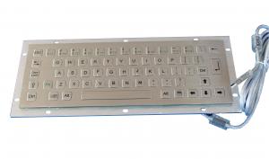 China Stainless Steel Industrial Mini Keyboard for ticket vending machine with USB or PS/2 port on sale