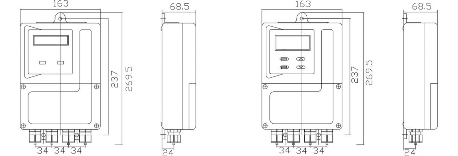 IP68 Remote Control Electromagnetic Flow Meter Self - Adjustment Self - Checking