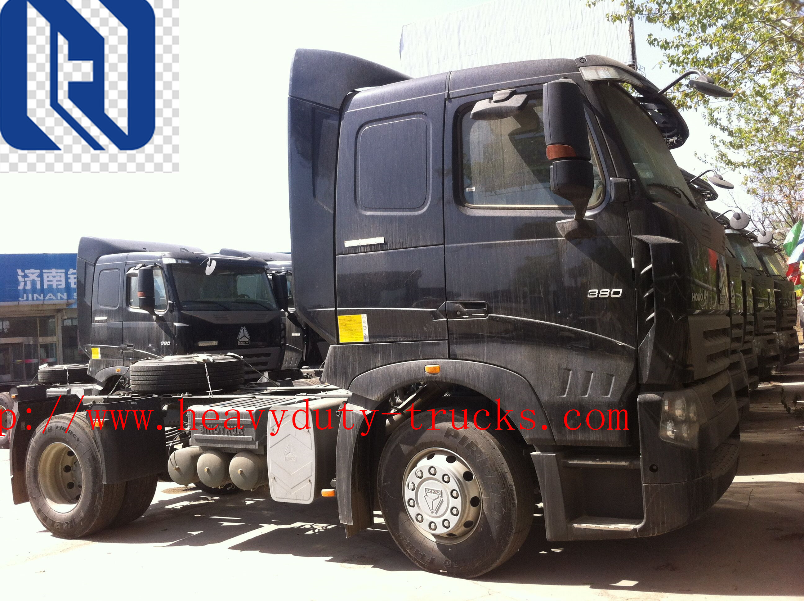 371hp Single Sleeper Prime Mover Truck 6x4 3.5 Inch Tractor Truck Of Sinotruk Howo7