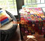 Handmade Crochet Blankets Towel Blanket Crochet Blanket American Style Plaid