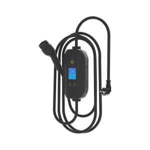 Wholesale SAE J1772 Wholesale Electric Vehicle Fast Car 3.5kw 7kw 16A 32A EV Charger Station Portable EV Charger with Screen Adjustable from china suppliers